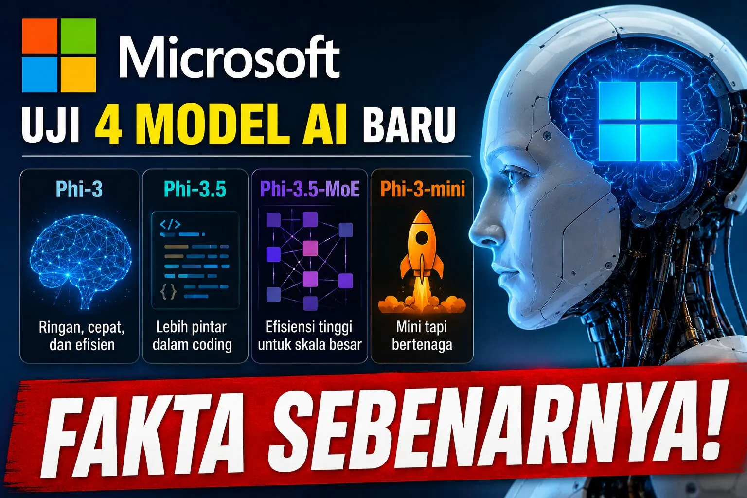 Uji 4 Model AI Baru Microsoft: Fakta Sebenarnya