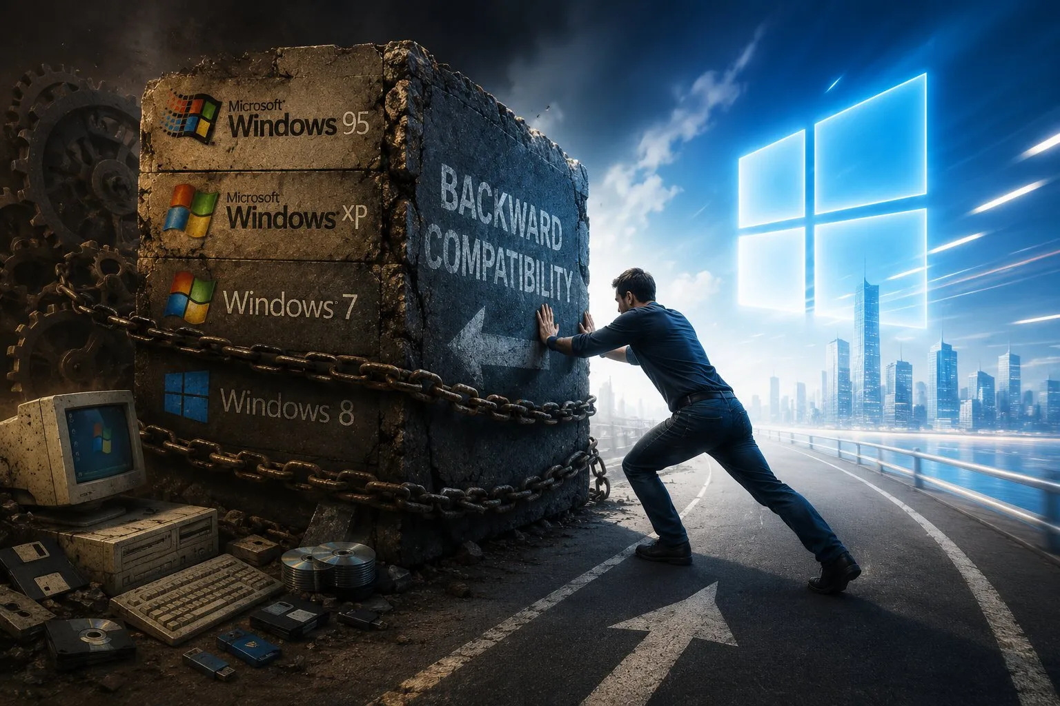 Backward Compatibility Menahan Windows Berkembang
