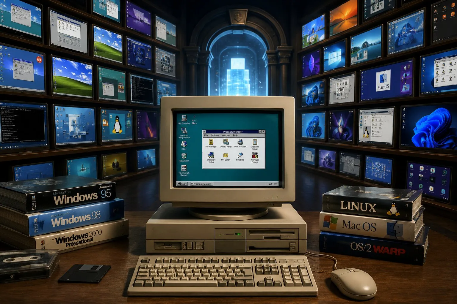 Virtual OS Museum: Jelajahi 600+ Sistem Operasi di Desktop