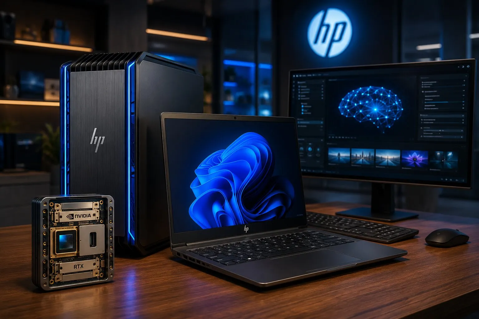 HP Rilis PC AI Windows Terbaru dengan Nvidia RTX Spark