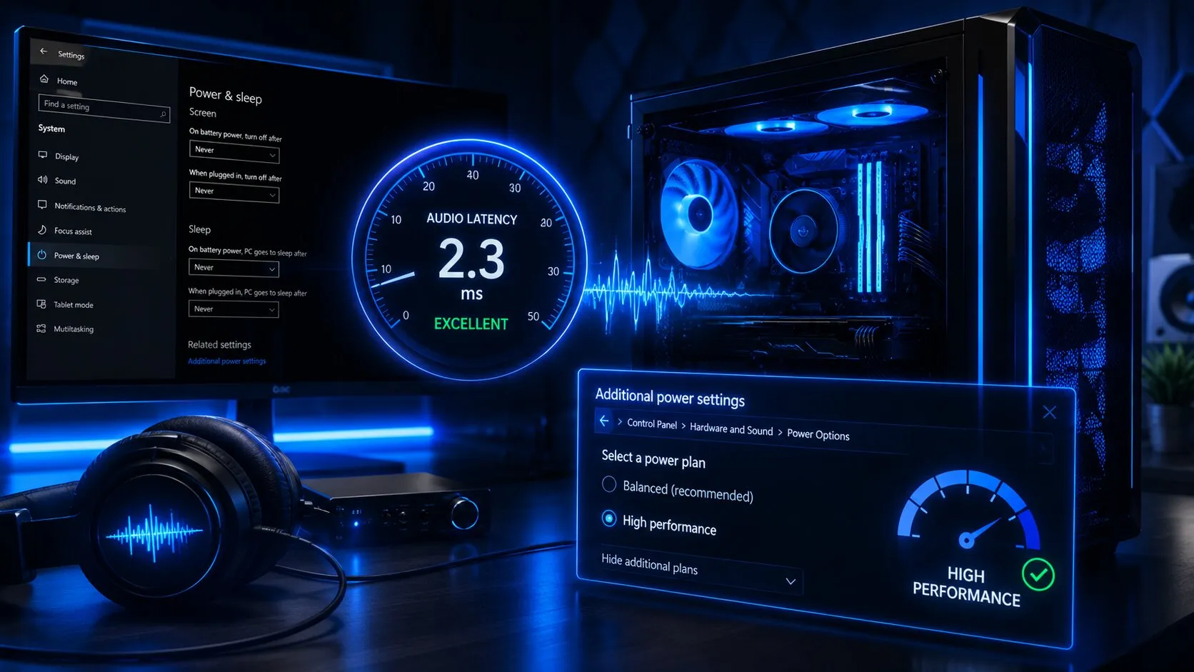 Cara Mengatasi Audio Latency Tinggi di PC Lewat Pengaturan Daya