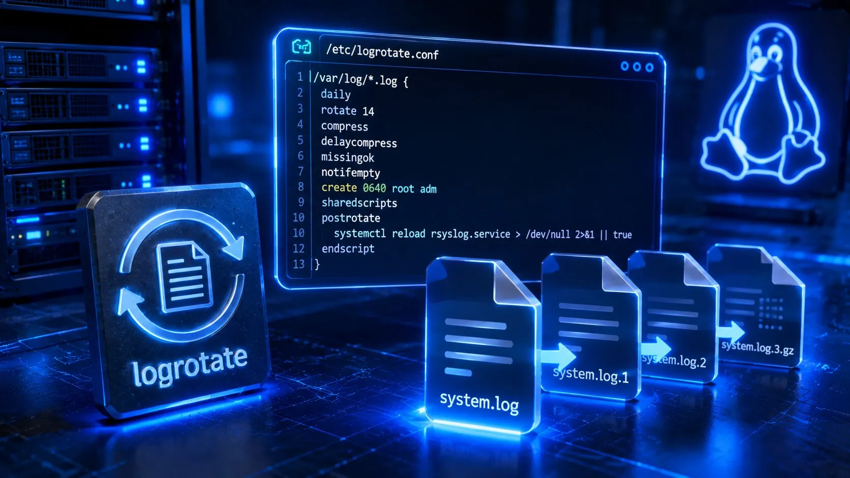 Cara Install & Setup Logrotate di Linux untuk Pemula