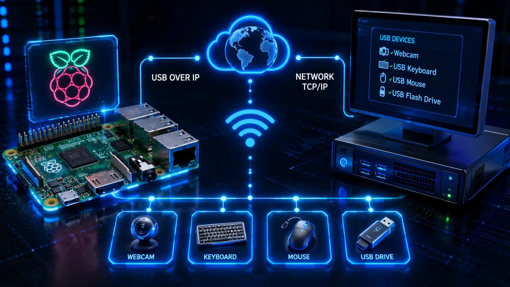 Cara Berbagi Perangkat USB via Jaringan IP dengan Raspberry Pi