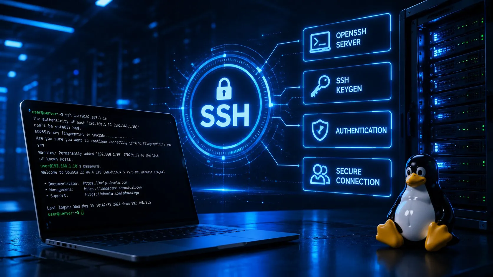 Panduan Lengkap Setup SSH di Linux Server dari Nol