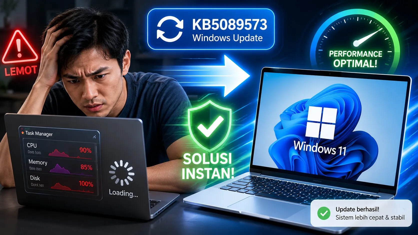 Windows 11 Lemot? Update KB5089573 Ini Solusi Instannya!