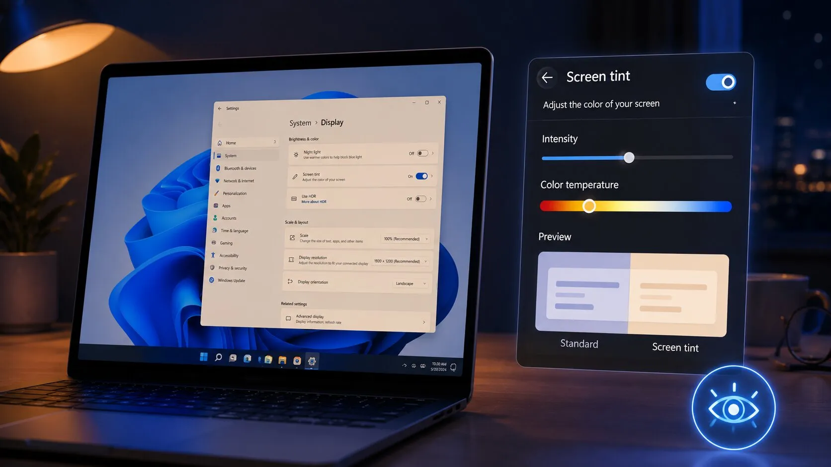Bye Mata Lelah! Windows 11 Rilis Fitur Screen Tint Baru